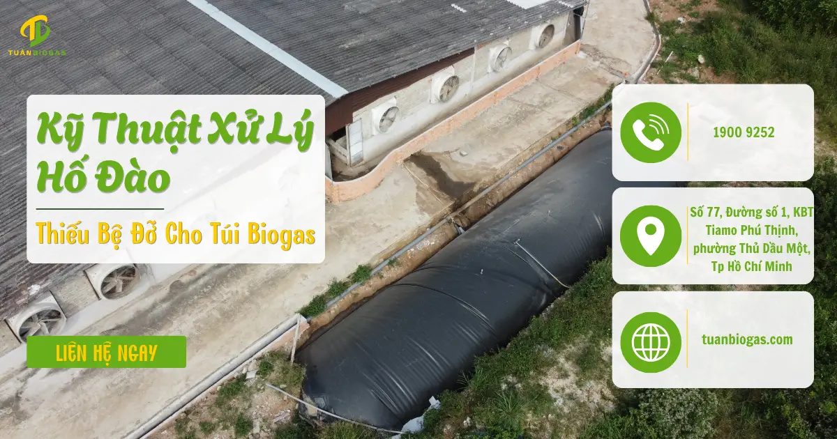 Kỹ Thuật Xử Lý Hố Đào Thừa Thiếu Bệ Đỡ Cho Túi Biogas Tròn & Quy Chuẩn Bảo Hành Mối Hàn 5 Năm
